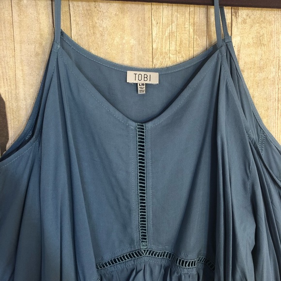 NWT Blue Ladder Trim Top - Picture 5 of 6